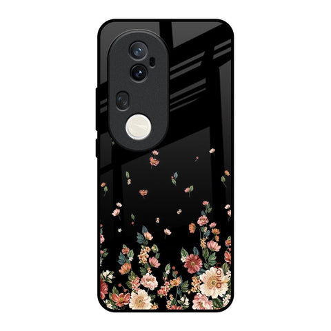 Floating Floral Print Vivo T4 Ultra 5G Glass Back Cover Online