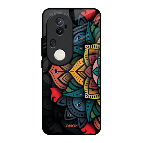 Retro Gorgeous Flower Vivo T4 Ultra 5G Glass Back Cover Online