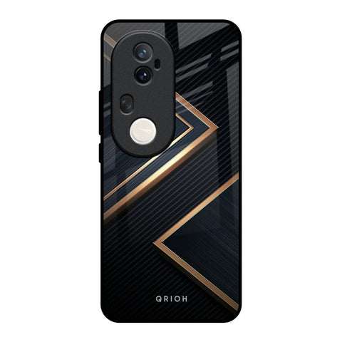 Sleek Golden & Navy Vivo T4 Ultra 5G Glass Back Cover Online