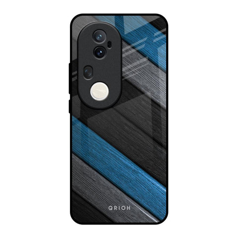 Multicolor Wooden Effect Vivo T4 Ultra 5G Glass Back Cover Online