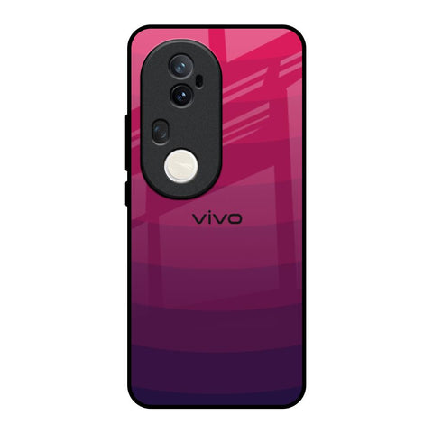 Wavy Pink Pattern Vivo T4 Ultra 5G Glass Back Cover Online