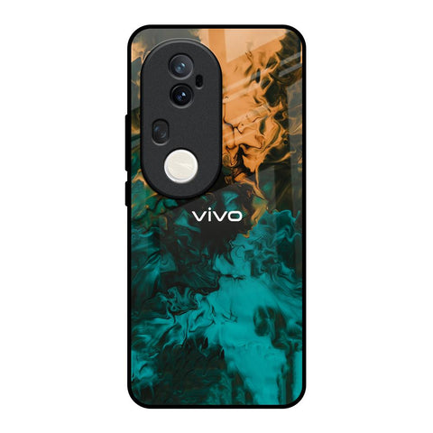 Watercolor Wave Vivo T4 Ultra 5G Glass Back Cover Online