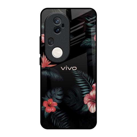 Tropical Art Flower Vivo T4 Ultra 5G Glass Back Cover Online