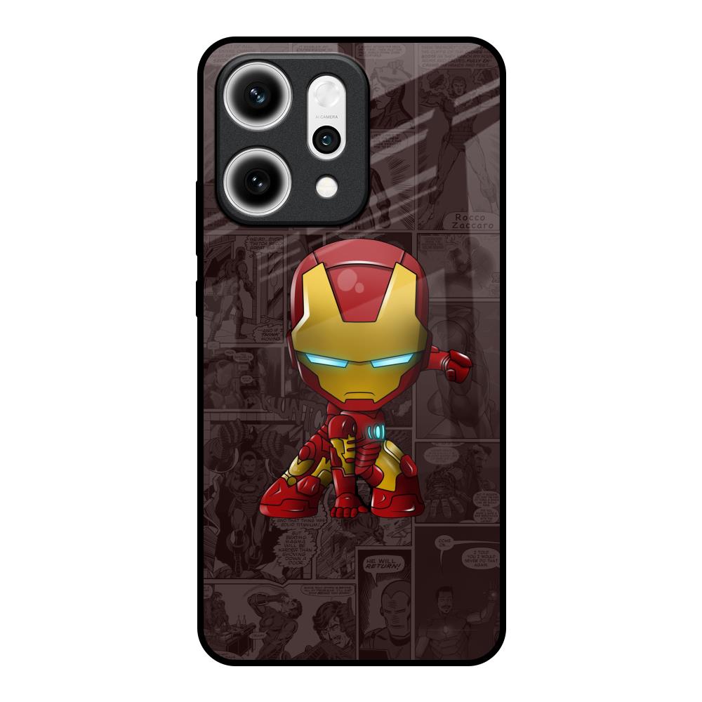 Angry Baby Super Hero Oppo Reno14 5G Glass Back Cover Online