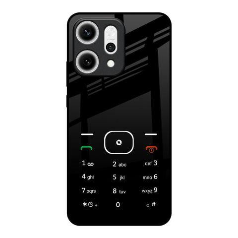 Classic Keypad Pattern Oppo Reno14 5G Glass Back Cover Online