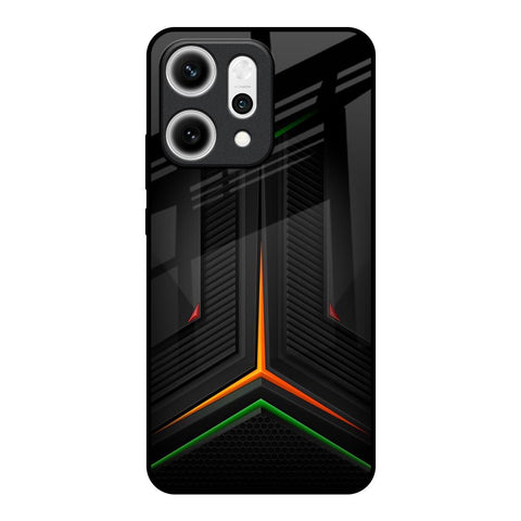 Modern Ultra Chevron Oppo Reno14 5G Glass Back Cover Online