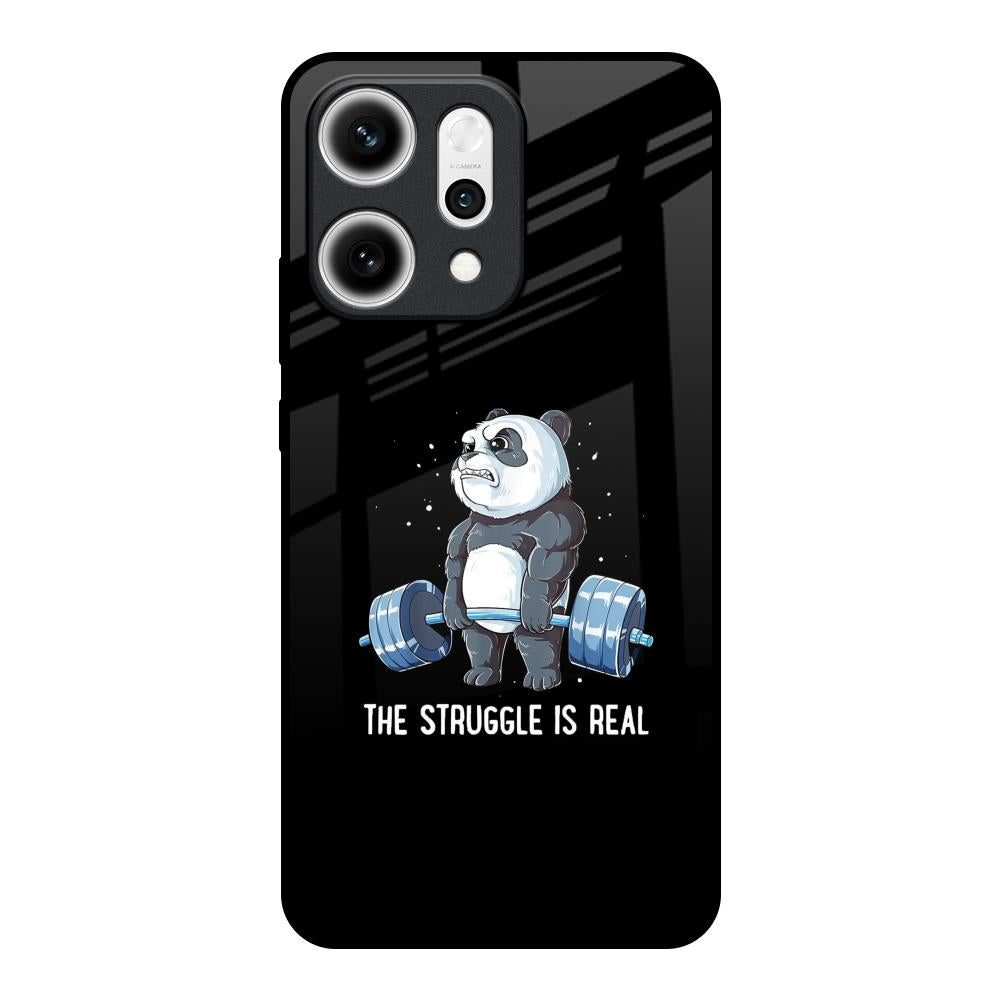 Real Struggle Oppo Reno14 5G Glass Back Cover Online