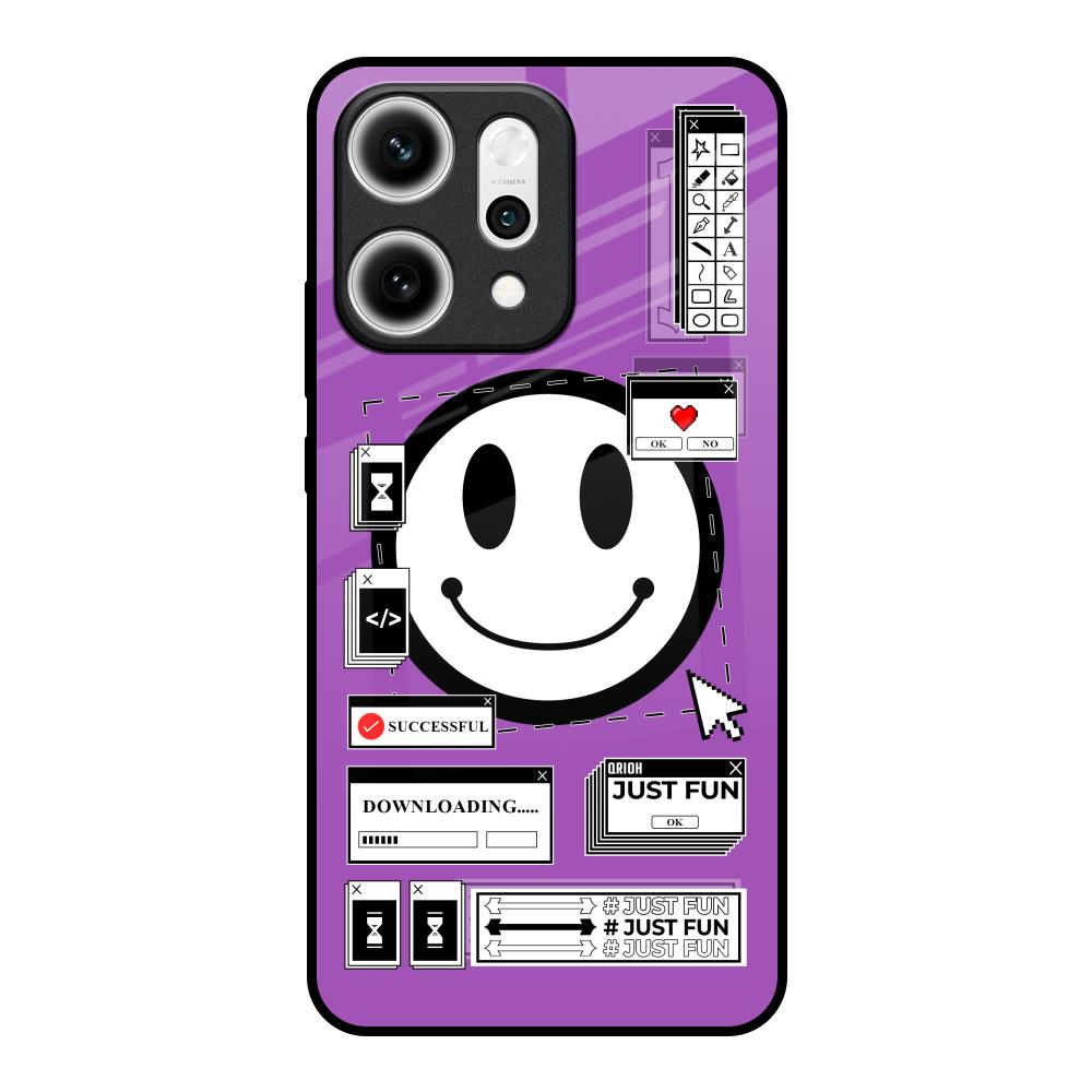 Code with Smile Oppo Reno14 5G Glass Back Cover Online