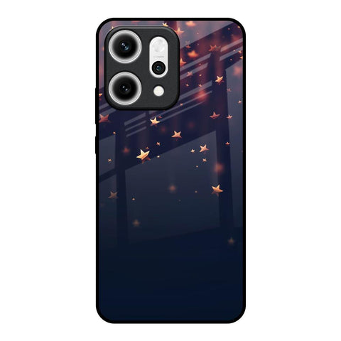 Falling Stars Oppo Reno14 5G Glass Back Cover Online