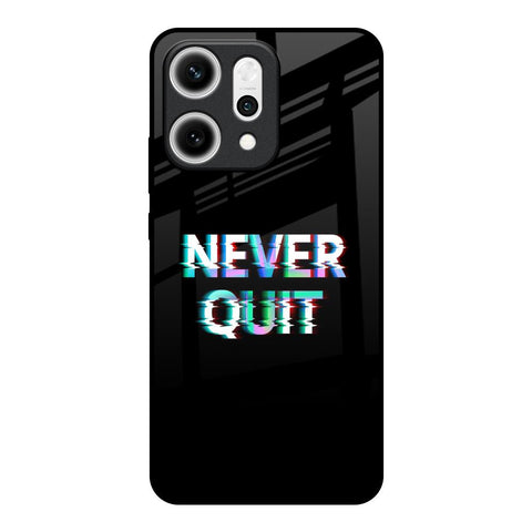 Never Quit Oppo Reno14 5G Glass Back Cover Online