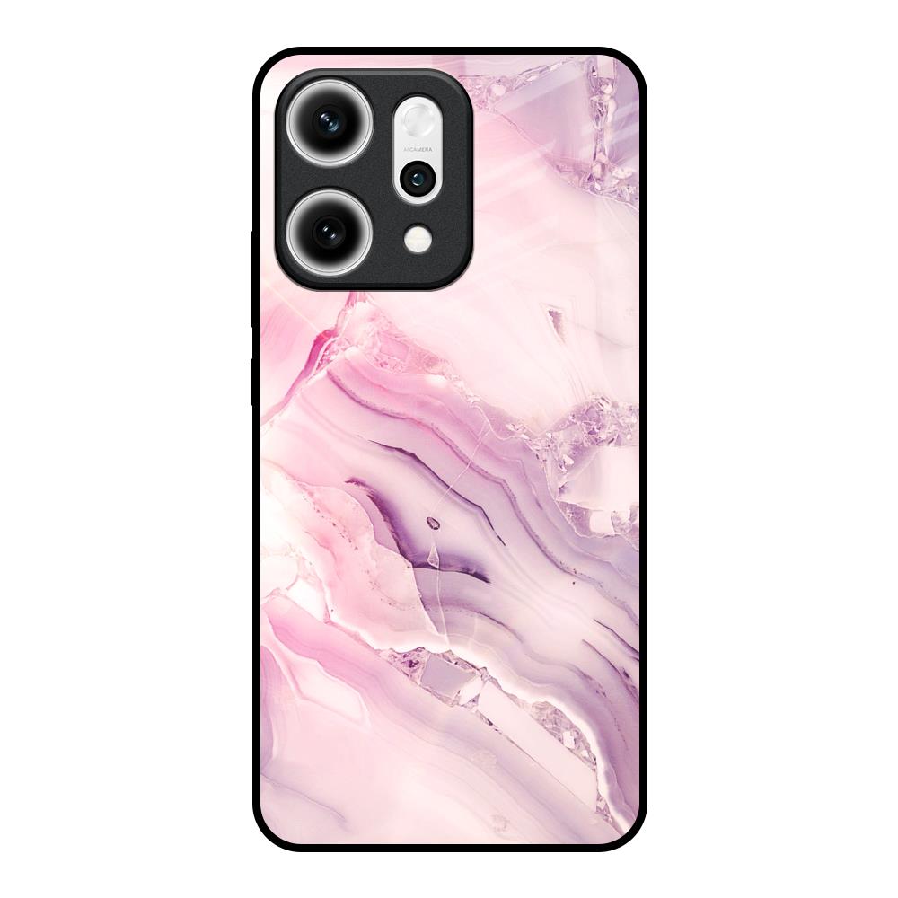 Diamond Pink Gradient Oppo Reno14 5G Glass Back Cover Online