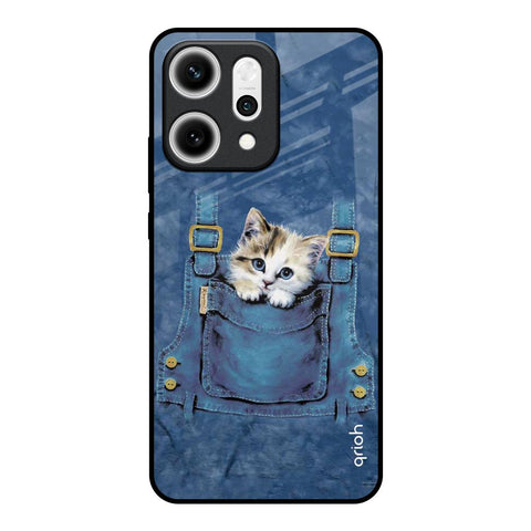 Kitty In Pocket Oppo Reno14 5G Glass Back Cover Online