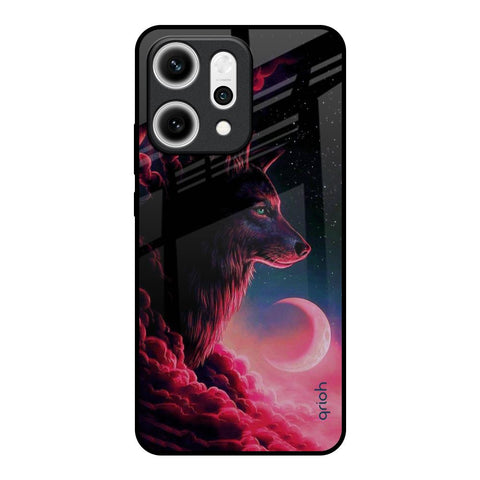 Moon Wolf Oppo Reno14 5G Glass Back Cover Online