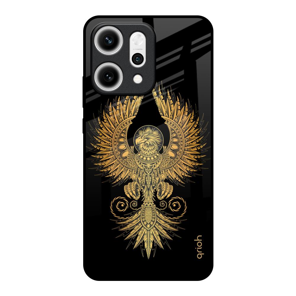Mythical Phoenix Art Oppo Reno14 5G Glass Back Cover Online