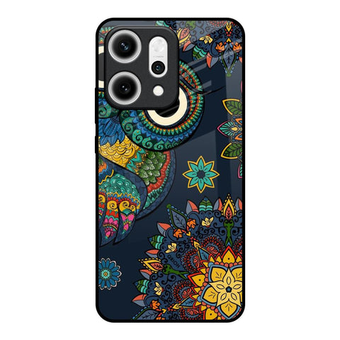 Owl Art Oppo Reno14 5G Glass Back Cover Online