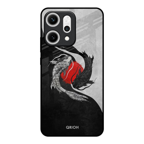 Japanese Art Oppo Reno14 5G Glass Back Cover Online