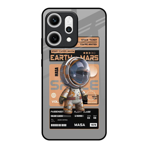 Space Ticket Oppo Reno14 5G Glass Back Cover Online