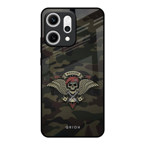 Army Warrior Oppo Reno14 5G Glass Back Cover Online