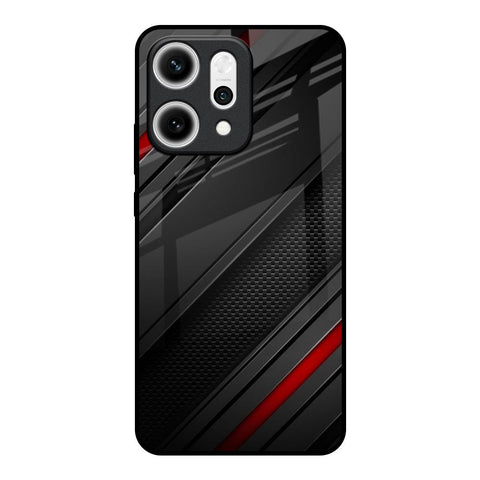 Modern Abstract Oppo Reno14 5G Glass Back Cover Online