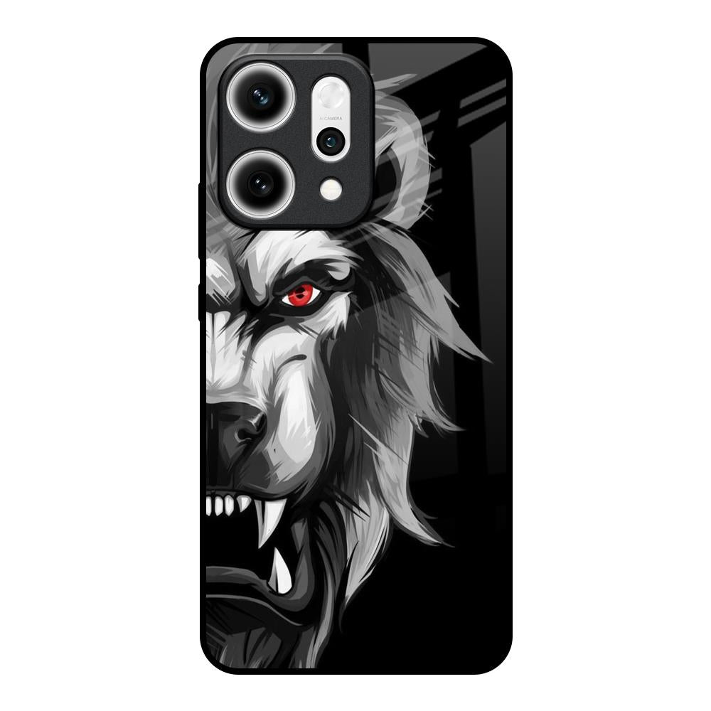 Wild Lion Oppo Reno14 5G Glass Back Cover Online