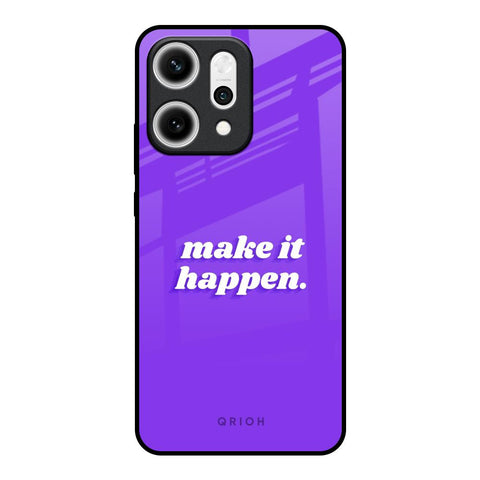 Make it Happen Oppo Reno14 5G Glass Back Cover Online