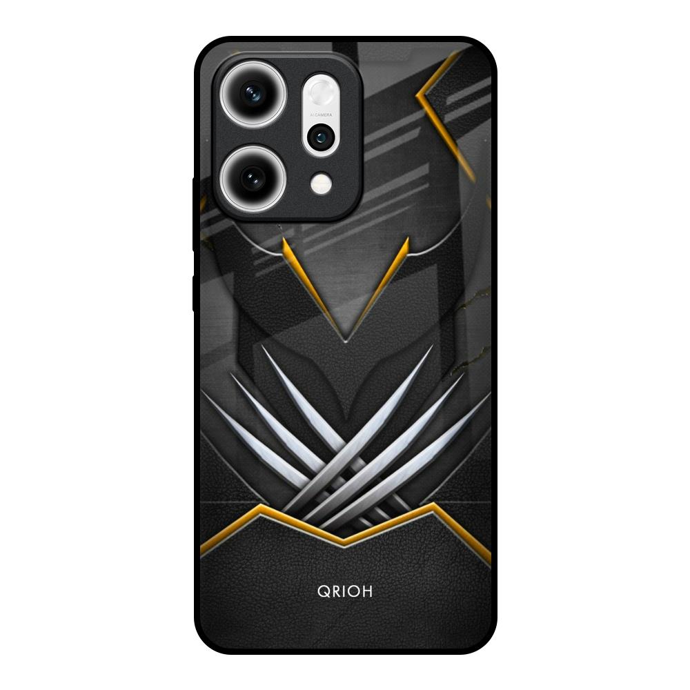 Black Warrior Oppo Reno14 5G Glass Back Cover Online