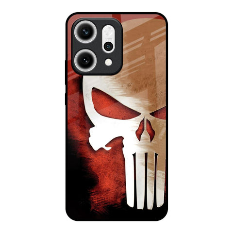 Red Skull Oppo Reno14 5G Glass Back Cover Online