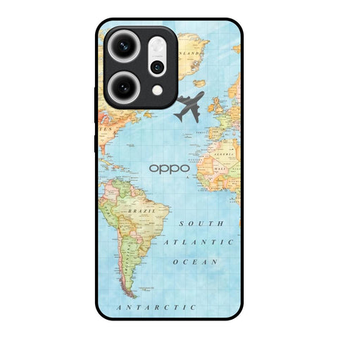 Fly Around The World Oppo Reno14 5G Glass Back Cover Online