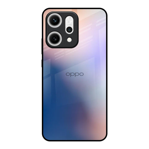 Blue Mauve Gradient Oppo Reno14 5G Glass Back Cover Online