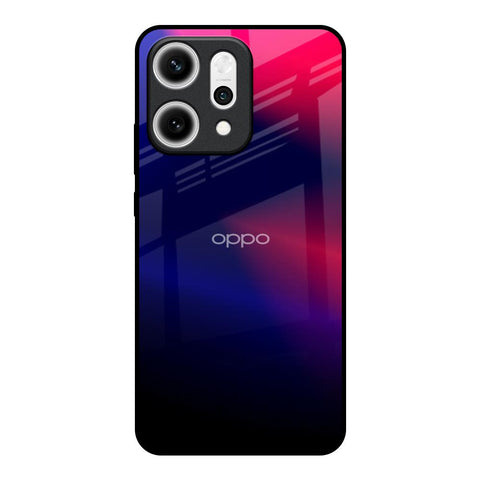 Blue Ombre Oppo Reno14 5G Glass Back Cover Online