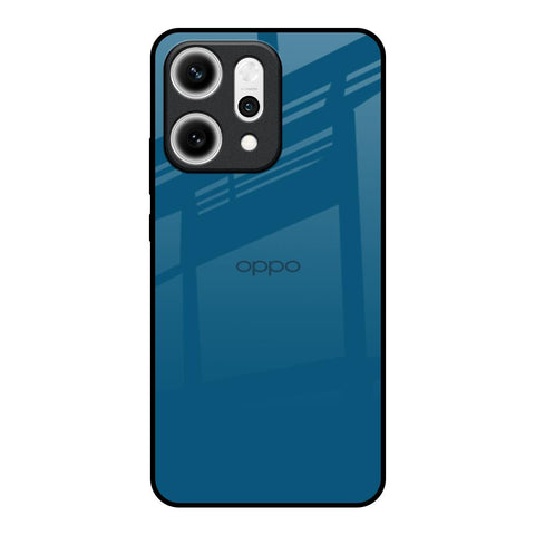 Cobalt Blue Oppo Reno14 5G Glass Back Cover Online