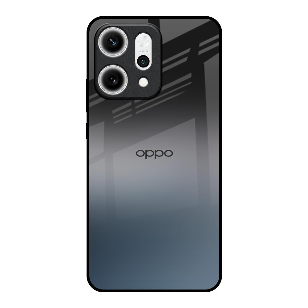 Dramatic Grey Oppo Reno14 5G Glass Back Cover Online