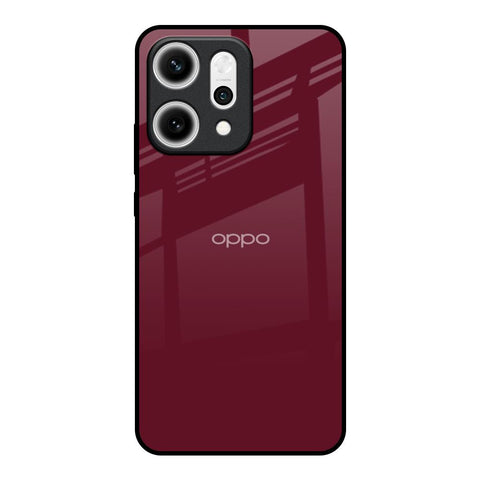 Classic Burgundy Oppo Reno14 5G Glass Back Cover Online