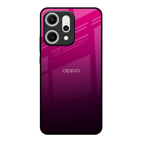 Purple Ombre Pattern Oppo Reno14 5G Glass Back Cover Online
