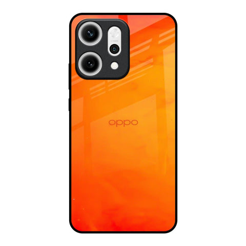 Tangy Orange Oppo Reno14 5G Glass Back Cover Online