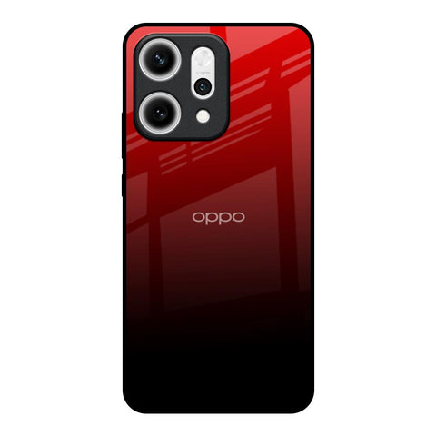 Maroon Faded Oppo Reno14 5G Glass Back Cover Online