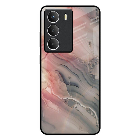 Pink And Grey Marble Realme Narzo 80 Lite 5G Glass Back Cover Online
