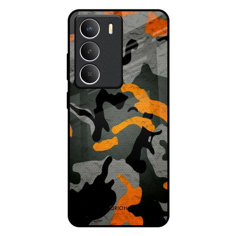 Camouflage Orange Realme Narzo 80 Lite 5G Glass Back Cover Online