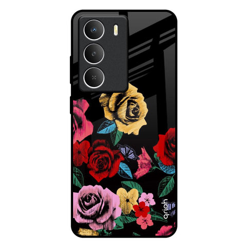 Floral Decorative Realme Narzo 80 Lite 5G Glass Back Cover Online