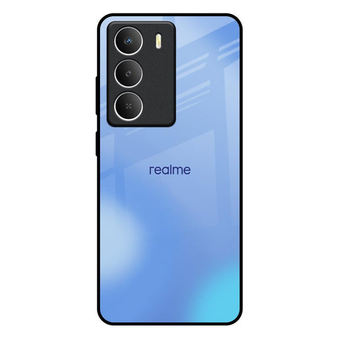 Vibrant Blue Texture Realme Narzo 80 Lite 5G Glass Back Cover Online