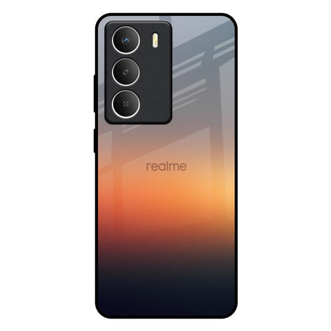 Aesthetic Orange Realme Narzo 80 Lite 5G Glass Back Cover Online