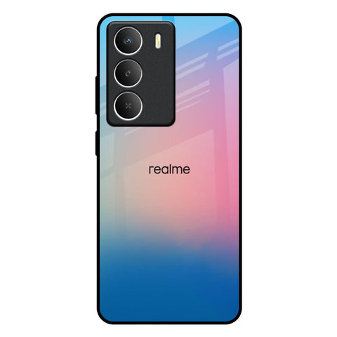 Blue & Pink Ombre Realme Narzo 80 Lite 5G Glass Back Cover Online