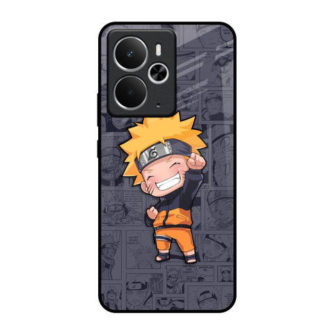 Orange Chubby Realme 14 5G Glass Back Cover Online