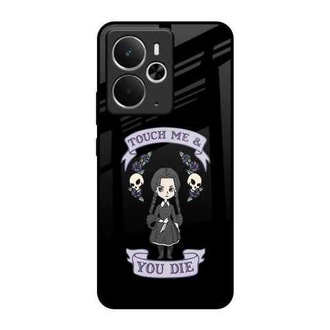 Touch Me & You Die Realme 14 5G Glass Back Cover Online