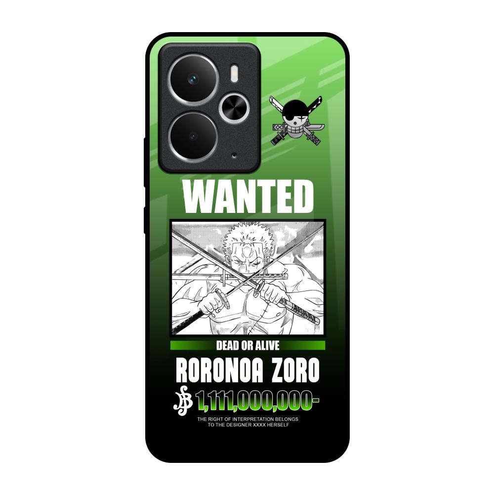 Zoro Wanted Realme 14 5G Glass Back Cover Online