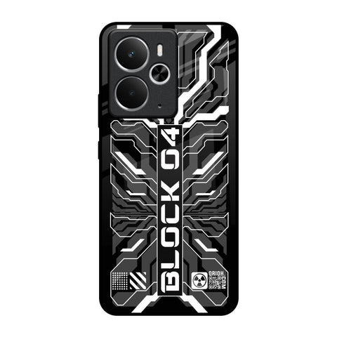 Monochrome Magic Realme 14 5G Glass Back Cover Online