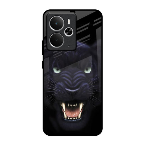 Angry Black Tiger Realme 14 5G Glass Back Cover Online