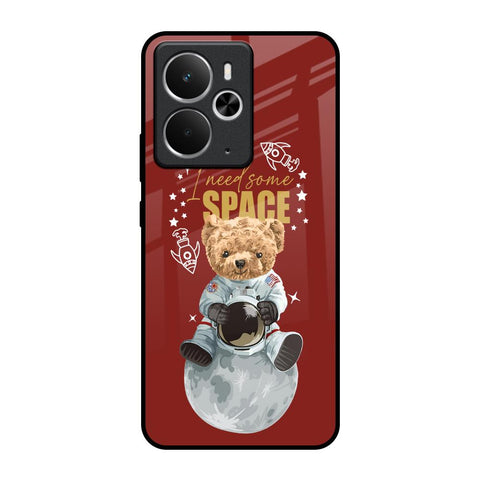 Astronaut Bear Realme 14 5G Glass Back Cover Online
