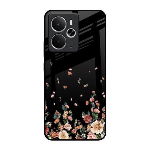 Floating Floral Print Realme 14 5G Glass Back Cover Online