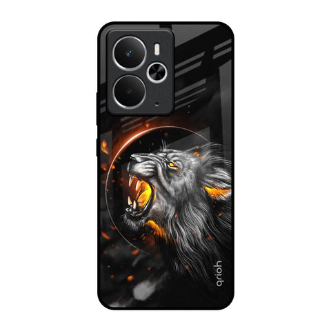 Aggressive Lion Realme 14 5G Glass Back Cover Online